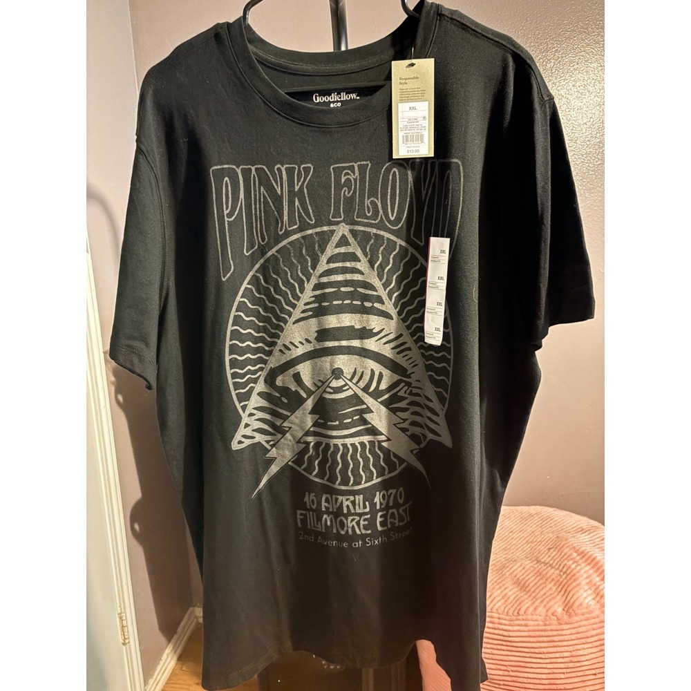 GoodFellow Black Pink‎ Floyd T-Shirt Sz L